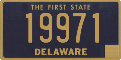 DE license plate 19971