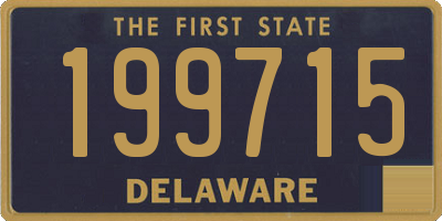 DE license plate 199715
