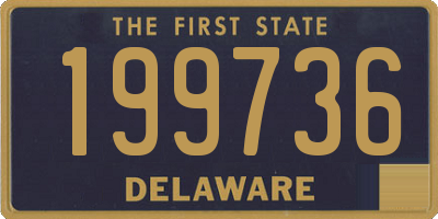DE license plate 199736