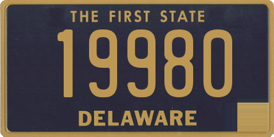 DE license plate 19980