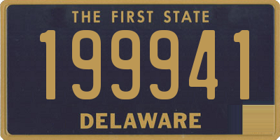 DE license plate 199941