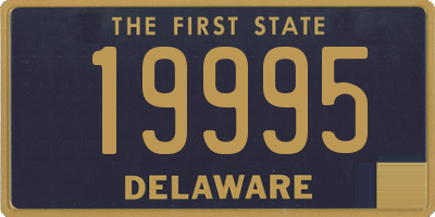 DE license plate 19995