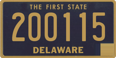DE license plate 200115
