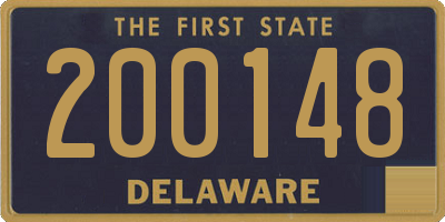 DE license plate 200148