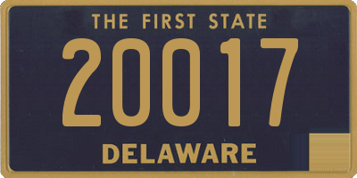 DE license plate 20017