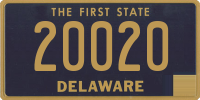 DE license plate 20020