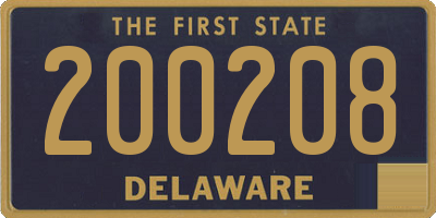 DE license plate 200208