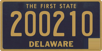 DE license plate 200210