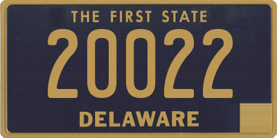 DE license plate 20022