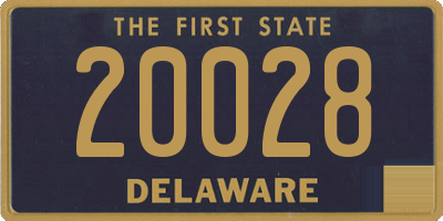 DE license plate 20028