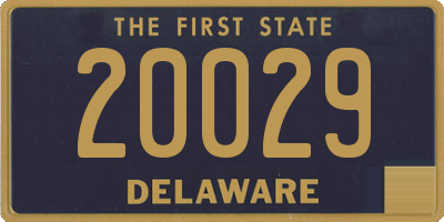 DE license plate 20029