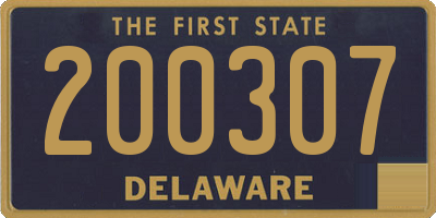 DE license plate 200307