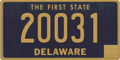 DE license plate 20031