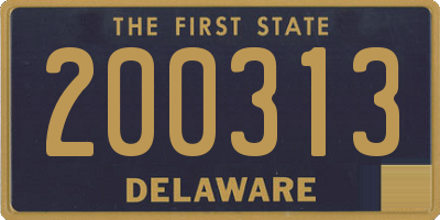 DE license plate 200313