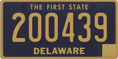 DE license plate 200439