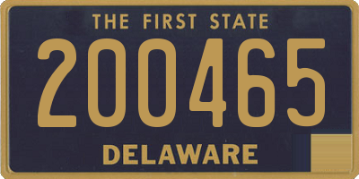DE license plate 200465