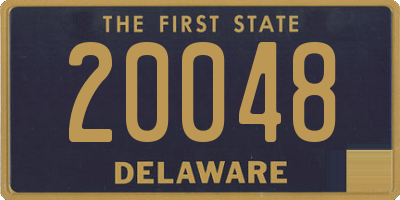 DE license plate 20048