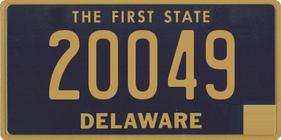 DE license plate 20049