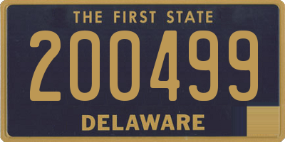 DE license plate 200499
