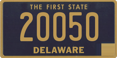 DE license plate 20050