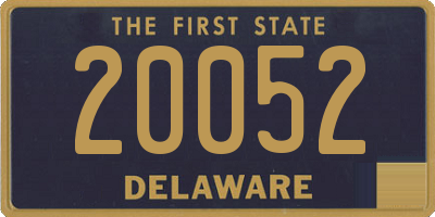 DE license plate 20052