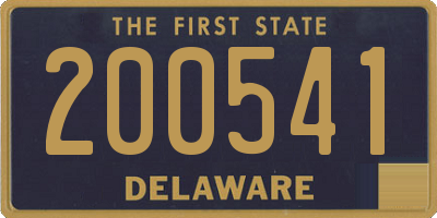 DE license plate 200541