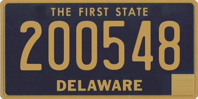 DE license plate 200548