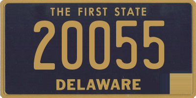 DE license plate 20055
