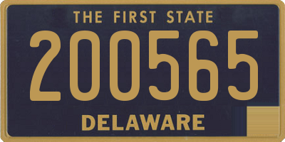 DE license plate 200565