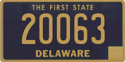 DE license plate 20063