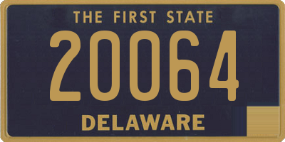 DE license plate 20064