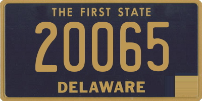 DE license plate 20065