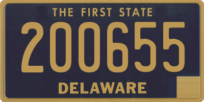 DE license plate 200655