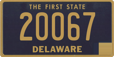 DE license plate 20067