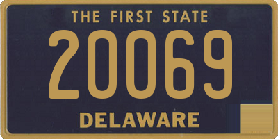 DE license plate 20069