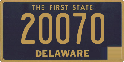 DE license plate 20070