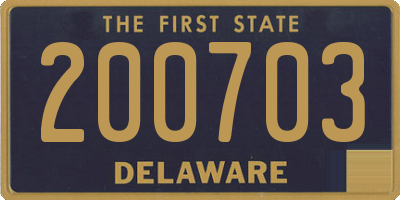 DE license plate 200703