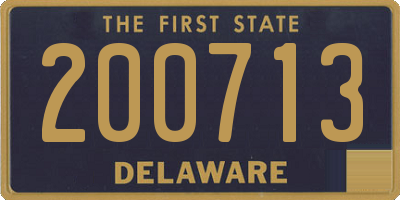 DE license plate 200713