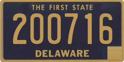 DE license plate 200716