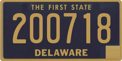 DE license plate 200718