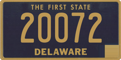 DE license plate 20072