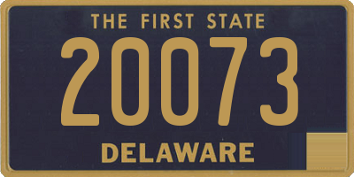 DE license plate 20073