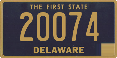 DE license plate 20074