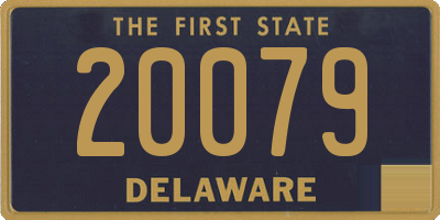 DE license plate 20079