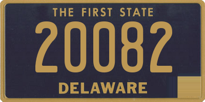 DE license plate 20082