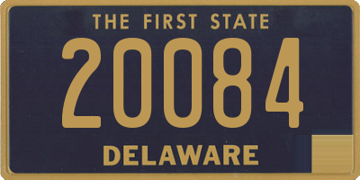 DE license plate 20084