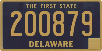 DE license plate 200879