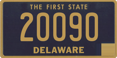 DE license plate 20090