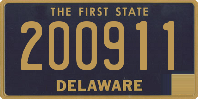 DE license plate 200911