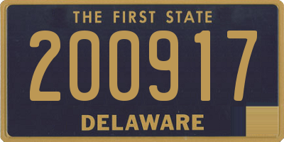 DE license plate 200917